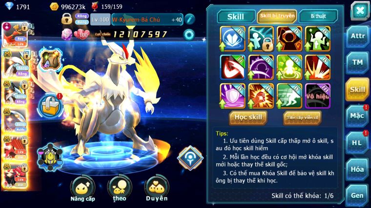 MÃ : #TTS3543 -  SV1097 - TOP29 V13 - 1K6 SÁCH - HOOH CH DYNAMAX UNVOA WB BC QVBC BC QVLD BC GROUDON BC