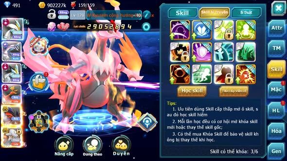 MÃ : #TTS3547 - SV 1216 - V11 - TOP 6 -  WB CH DYNAMAX PALKIA CỘNG HƯỞNG HOOH CH DYNAMAX YVETAL BC