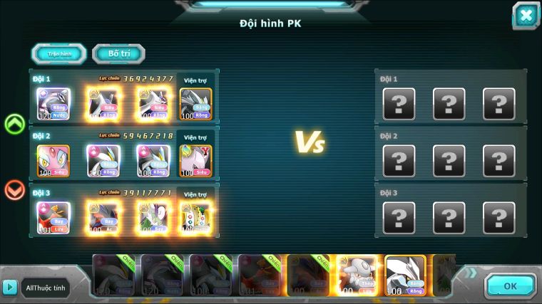 MÃ : #TTS3547 - SV 1216 - V11 - TOP 6 -  WB CH DYNAMAX PALKIA CỘNG HƯỞNG HOOH CH DYNAMAX YVETAL BC