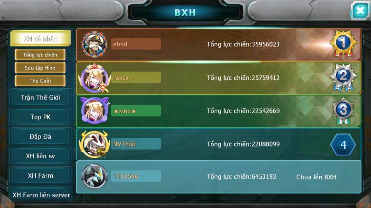 MÃ : #TTS3546 - SV 1729 - V7 - UNVOA WB BÁ CHỦ TAPU LELE BC MEW GIÁP BC ZEVI MES