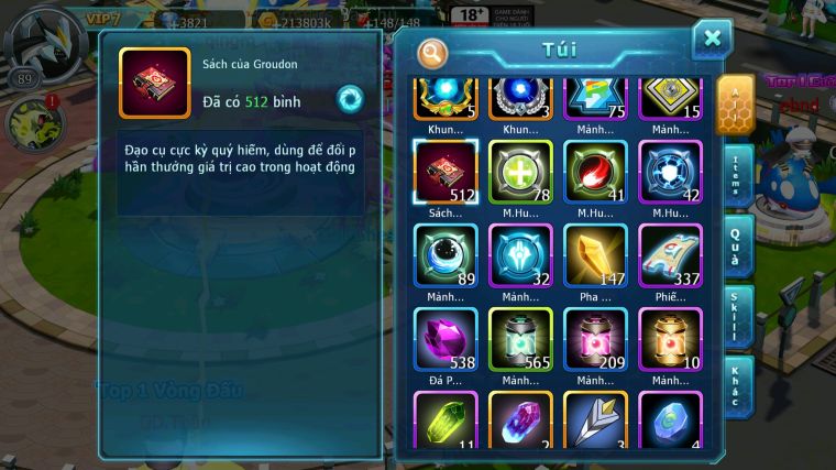 MÃ : #TTS3546 - SV 1729 - V7 - UNVOA WB BÁ CHỦ TAPU LELE BC MEW GIÁP BC ZEVI MES