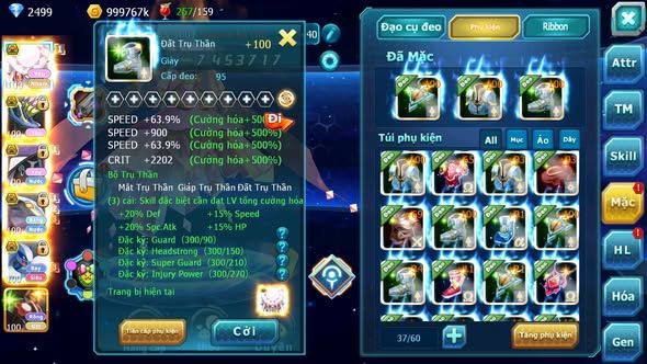 MÃ : #TTS3553 - SV 1638 - V11 - DIANCIE BC XERM BC TAPU FINI BC QVBC BC LUGIA BC LATI BC