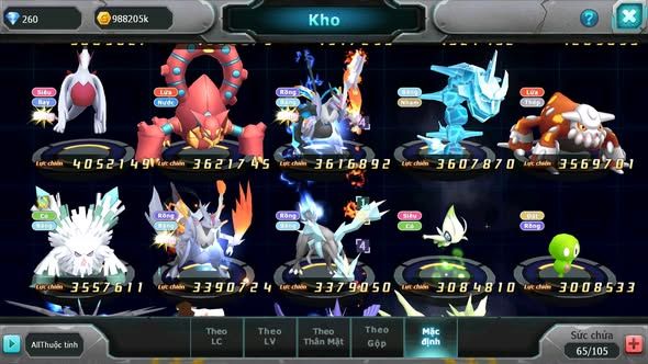 MÃ : #TTS3552 - SV 1304 - TOP35 - V10 - HOOH CH DYNAMAX YVETAL BC MEW GIÁP BC QVBC BC THẦN GIÓ BC CẶP LATI BC