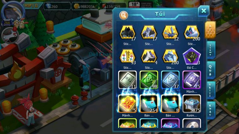 MÃ : #TTS3552 - SV 1304 - TOP35 - V10 - HOOH CH DYNAMAX YVETAL BC MEW GIÁP BC QVBC BC THẦN GIÓ BC CẶP LATI BC