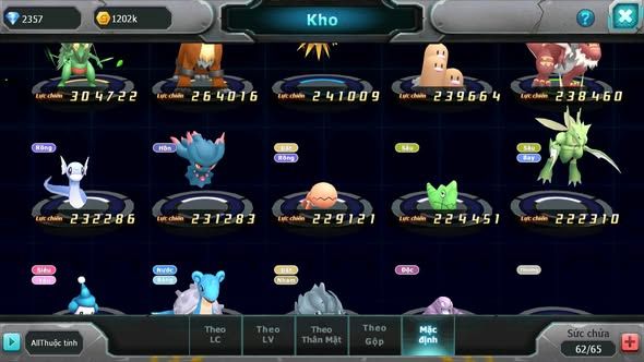 MÃ : #TTS3551 - SV 1735 - V5  - LUGIA GROUDON RAIKOU AMDLO