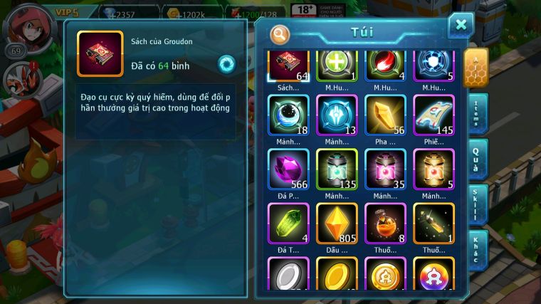 MÃ : #TTS3551 - SV 1735 - V5  - LUGIA GROUDON RAIKOU AMDLO