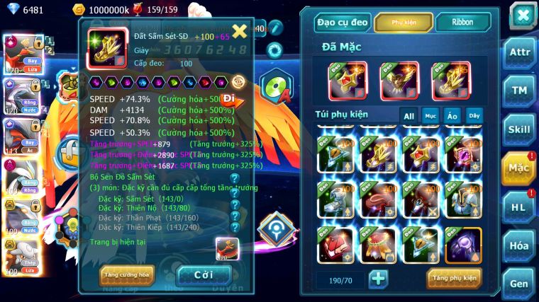 MÃ : #TTS3572 - SV 1155 - V13 - TOP10 - HOOH CH DYNAMAX YVETAL CH WHITE DYNAMAX QVBC BC BLACK NHIỀU PET HT BÁ CHỦ