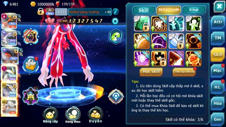 MÃ : #TTS3572 - SV 1155 - V13 - TOP10 - HOOH CH DYNAMAX YVETAL CH WHITE DYNAMAX QVBC BC BLACK NHIỀU PET HT BÁ CHỦ