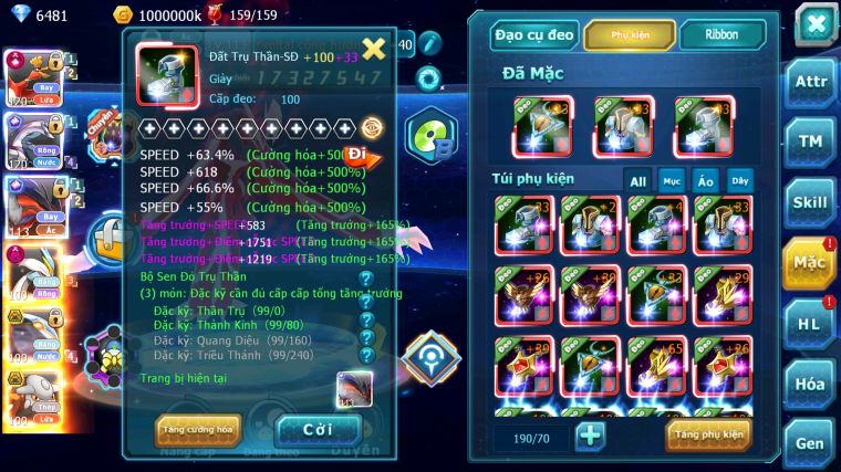 MÃ : #TTS3572 - SV 1155 - V13 - TOP10 - HOOH CH DYNAMAX YVETAL CH WHITE DYNAMAX QVBC BC BLACK NHIỀU PET HT BÁ CHỦ