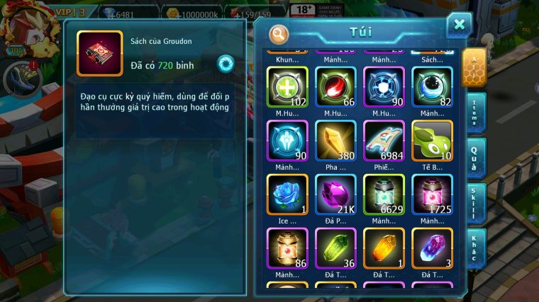 MÃ : #TTS3572 - SV 1155 - V13 - TOP10 - HOOH CH DYNAMAX YVETAL CH WHITE DYNAMAX QVBC BC BLACK NHIỀU PET HT BÁ CHỦ