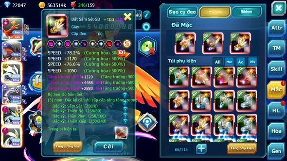 MÃ : #TTTS3595 - SV 1253 - TOP 3-4 - V14 - 1K5 SÁCH - HOOH CH DYNAMAX BUILD CỰC CAO YVETAL CH PALKIA CỘNG HƯỞNG UNVOA BÁ CHRU WB DYNAMAX CỰC CHẤT LƯỢNG