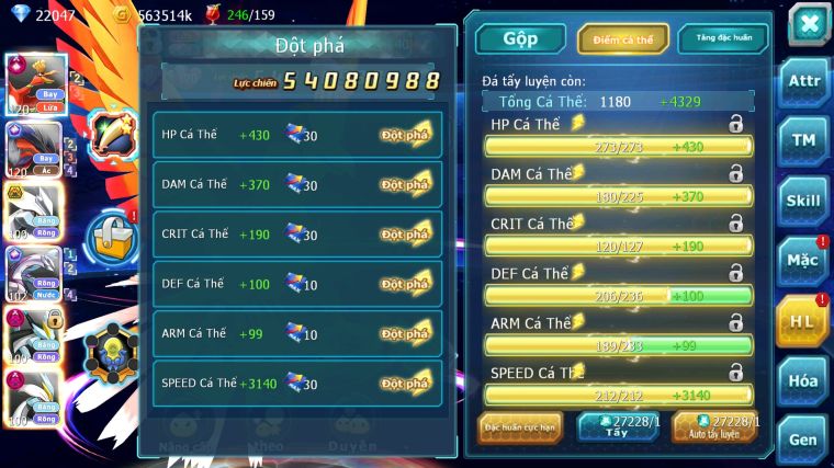 MÃ : #TTTS3595 - SV 1253 - TOP 3-4 - V14 - 1K5 SÁCH - HOOH CH DYNAMAX BUILD CỰC CAO YVETAL CH PALKIA CỘNG HƯỞNG UNVOA BÁ CHRU WB DYNAMAX CỰC CHẤT LƯỢNG