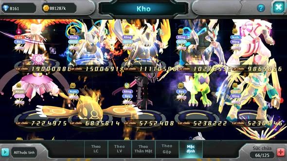 MÃ : #TTS3598 - SV 1243 - TOP38 - V15 - HOOH CH DYNAMAX UNVOA BÁ CHỦ WB BÁ CHỦ PALKIA BC NHIỀU PET BC