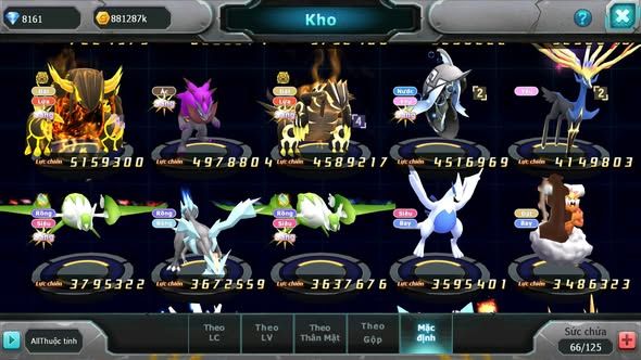 MÃ : #TTS3598 - SV 1243 - TOP38 - V15 - HOOH CH DYNAMAX UNVOA BÁ CHỦ WB BÁ CHỦ PALKIA BC NHIỀU PET BC