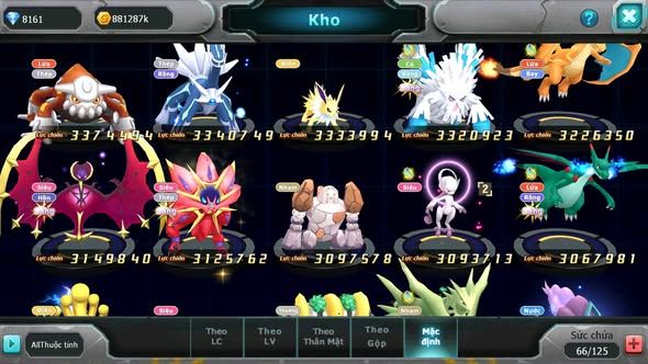 MÃ : #TTS3598 - SV 1243 - TOP38 - V15 - HOOH CH DYNAMAX UNVOA BÁ CHỦ WB BÁ CHỦ PALKIA BC NHIỀU PET BC