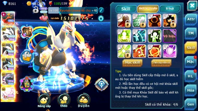 MÃ : #TTS3598 - SV 1243 - TOP38 - V15 - HOOH CH DYNAMAX UNVOA BÁ CHỦ WB BÁ CHỦ PALKIA BC NHIỀU PET BC