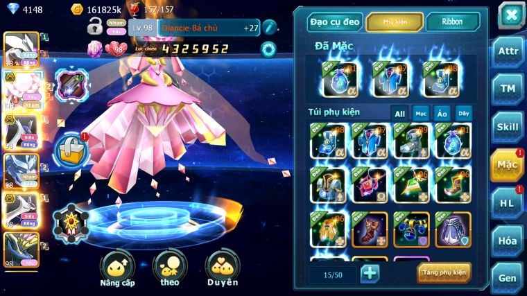 MÃ : #TTS3596 - SV 1700 - V9 - DIANCIE BÁ CHỦ ĐỦ MẢNH DYNAMAX 200 MẢNH SAKATAKA BC  - UNVOA CẶP LATI BÁ CHỦ RẮN BĂNG FORM CỰC NGON