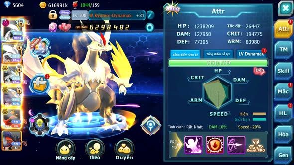 MÃ : #TTS3708 - SV1635 - V12 - WHITE DYNAMAX UNVOA BLACK BÁ CHỦ QVBC BÁ CHỦ HOOH BC CẶP LATI BC