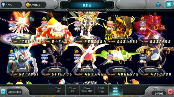 MÃ : #TTS3707 - SV 980 - TOP47 - HOOH CH DYNAMAX HENTRAN BC MEW GIÁP BC BC QVLD BC BTAA BC CẶP LATI BC