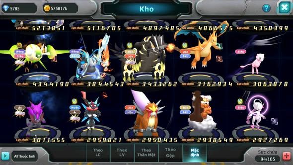 MÃ : #TTS3707 - SV 980 - TOP47 - HOOH CH DYNAMAX HENTRAN BC MEW GIÁP BC BC QVLD BC BTAA BC CẶP LATI BC