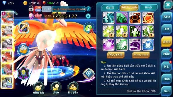 MÃ : #TTS3707 - SV 980 - TOP47 - HOOH CH DYNAMAX HENTRAN BC MEW GIÁP BC BC QVLD BC BTAA BC CẶP LATI BC