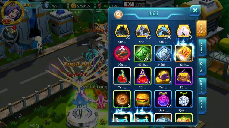 MÃ : #TTS3707 - SV 980 - TOP47 - HOOH CH DYNAMAX HENTRAN BC MEW GIÁP BC BC QVLD BC BTAA BC CẶP LATI BC