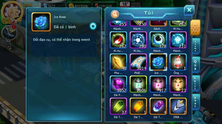 MÃ : #TTS3715 - SV1431 - V7 - HOOH DYNAMAX HENTRAN BC QVLD BC UNVOA WB CẶP LATI BC THẦN GIÓ BC