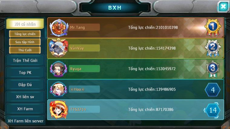 MÃ : #TTS3714 - SV 969 - TOP14 - 62K KC - 3K SÁCH - HOOH CH DYANAMX VUA KIẾM BÁ CHỦ UNVOA WB DYANAMX CẶP CÁ BC QUÁ NGON