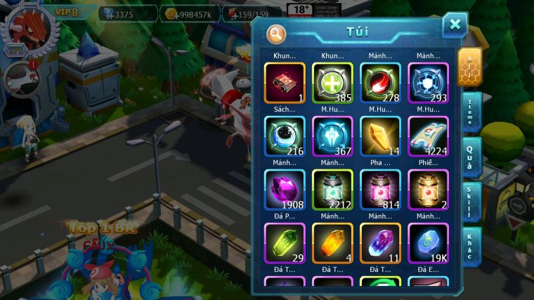 MÃ : #TTS3716 - SV 1141 - TOP41 -  HOOH DYNAMAX WHITE DYNAMAX PALKIA BÁ CHỦ UNVOA BLACK BC QVLD BC CẶP LATI BC