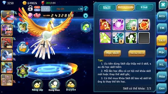 MÃ : #TTS3730 - SV 1714 - HOOH DRAK HOOH GROUDON LGUIA CẶP LATI