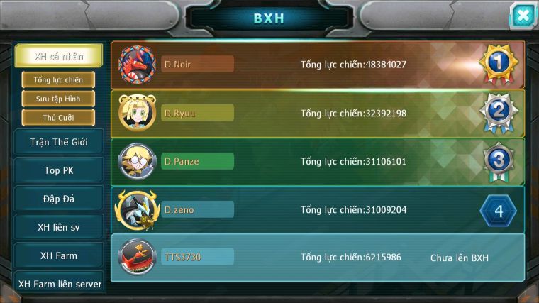 MÃ : #TTS3730 - SV 1714 - HOOH DRAK HOOH GROUDON LGUIA CẶP LATI