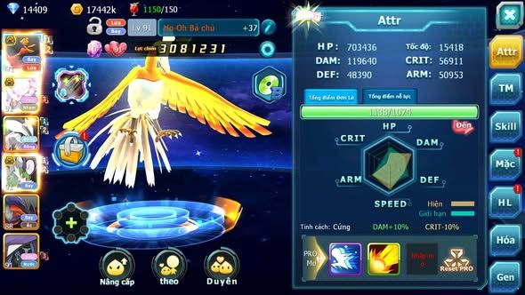 MÃ : #TTS3728 - SV 1445 - V7 - 14K KC - HOOH BC DIANCIE BC UNVOA THẦN GIÓ BC