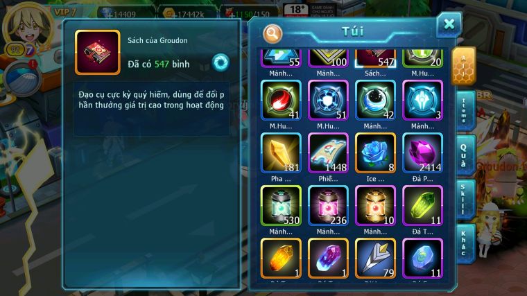 MÃ : #TTS3728 - SV 1445 - V7 - 14K KC - HOOH BC DIANCIE BC UNVOA THẦN GIÓ BC