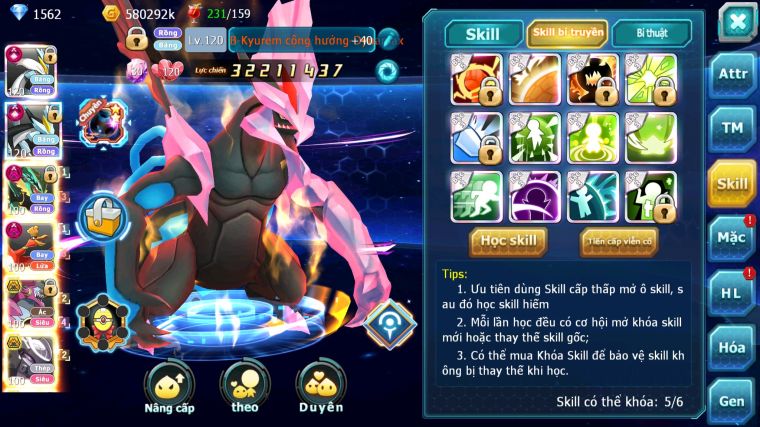 MÃ : #TTS3726 - SV 558 - TOP7 - V16 - WHITE BLACK CỘNG HƯỞNG DYANMAX RAYQUAZA DYNAMAX HOOH DYNAMAX HOOPA BÁ CHỦ QUÁ NGON