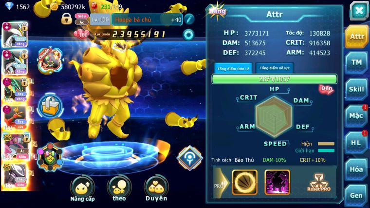 MÃ : #TTS3726 - SV 558 - TOP7 - V16 - WHITE BLACK CỘNG HƯỞNG DYANMAX RAYQUAZA DYNAMAX HOOH DYNAMAX HOOPA BÁ CHỦ QUÁ NGON