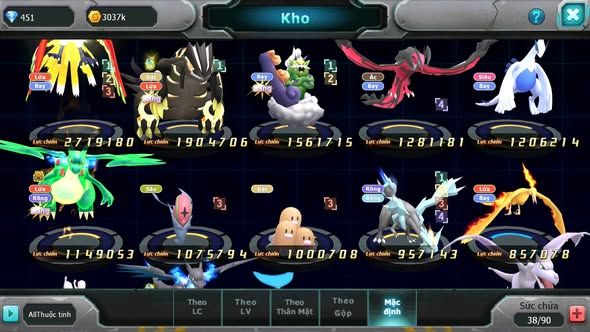 MÃ : #TTS3739 - SV 1728- 1K SÁCH - HOOH GROUDON THẦN GIÓ YVETAL LUGIA