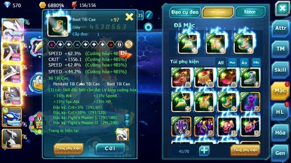 MÃ : #TTS3744- SV 1539 - TTT - UNVOA CẶP LATI BÁ CHỦ MEW GIÁP BÁ CHỦ KYOGRE