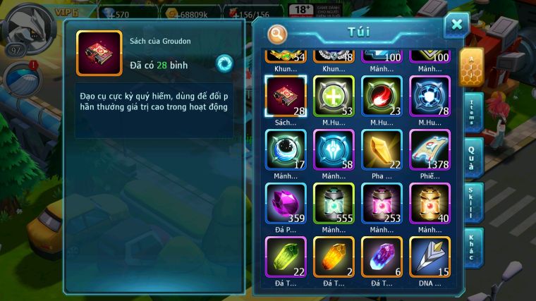 MÃ : #TTS3744- SV 1539 - TTT - UNVOA CẶP LATI BÁ CHỦ MEW GIÁP BÁ CHỦ KYOGRE