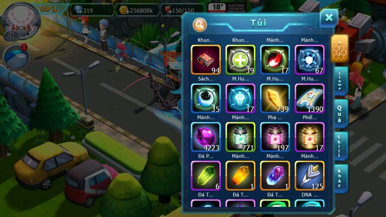 MÃ : #TTS3743 - SV 1623 - V3 - DAINCIE BC TAPU FINI BC RAYQUAZA XERM UNVOA AMDLO