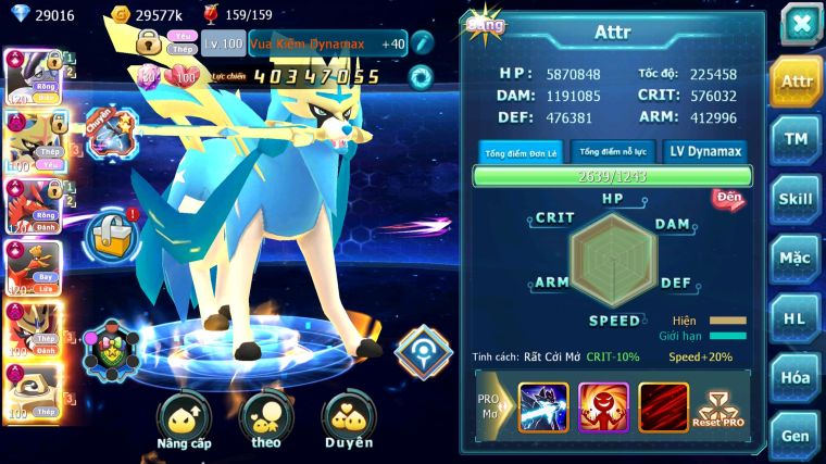 MÃ : #TTS3746 - SV 1550 - TOP 2-3 CHAM CỨNG - V20 - 5K5 SÁCH - CẶP RỒNG CỘNG HƯỞNG DYNAMAX CẶP CHÓ DYNAMAX METAL DYNAMAX ENTERNATUS NHIỀU PET