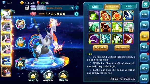 MÃ : #TTS3750 - SV 1685 - V12 - 1K5 SÁCH - 170 MẢNH PAL ECHO - UNVOA PALKIA BÁ CHỦ CẶP LATI BÁ CHỦ