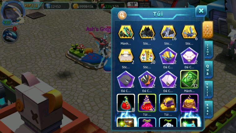 MÃ : #TTS3754 - SV 1256 - V13 - TOP33 - HOOH CH DYNAMAX QVBC BÁ CHỦ YVETAL BC THẦN GIÓ BC CẶP LATI BC UNVOA QVLD BC RẮN BĂNG BC