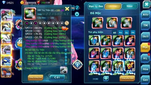 MÃ : #TTS3753 - SV 1478 - V13 - TOP21 - 770 SÁCH - BLACK CỘNG HƯỞNG DYANMAX WHITE BC UNVOA PALKIA BC KYOGRE BC NHIỀU PET HT