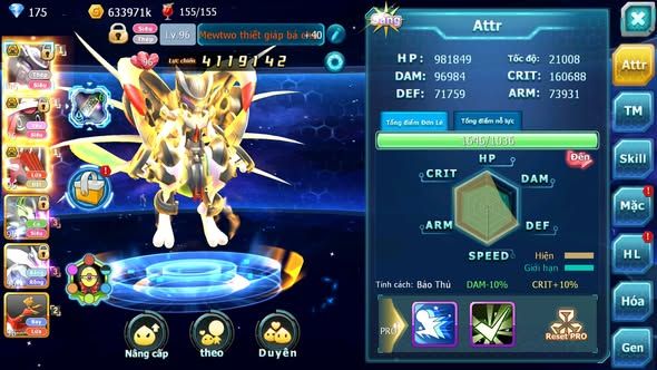 MÃ : #TTS3751 - SV 1556 - V11 - MEW GIÁP BÁ CHỦ TAPU LELE BÁ CHỦ QVLD BÁ CHỦ UNVOA HOOH DRAK HOOH