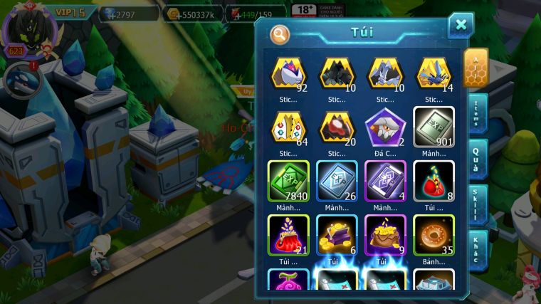 MÃ : #TTS3760 - SV301 - TOP16 - V15 - HOOH CH DYNAMAX RAYQUAZA BC HOOPA BÁ CHỦ UNVOA WB BC