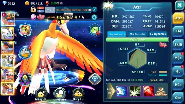 MÃ : #TTS3759 - SV 1509 - V13 - HOOH CH DYNAMAX UNVOA YVETAL THẦN GIÓ BC YVETAL SƯ TỬ BTAA BC NHIỀU PET