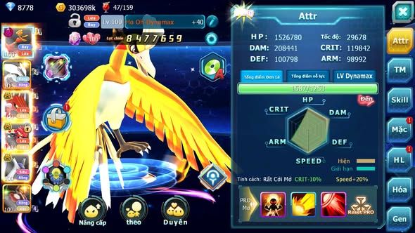 MÃ : #TTS3762 - SV 1686 - V12 - TOP48 - 740 SÁCH - HOOH DYNAMAX UNVOA QVLD BC GROUDON BC CẶP LATI BC