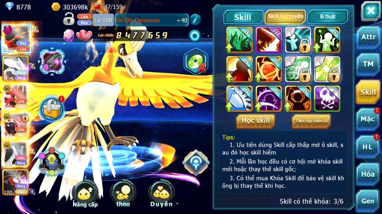 MÃ : #TTS3762 - SV 1686 - V12 - TOP48 - 740 SÁCH - HOOH DYNAMAX UNVOA QVLD BC GROUDON BC CẶP LATI BC