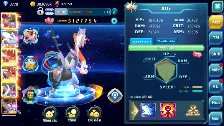 MÃ : #TTS3762 - SV 1686 - V12 - TOP48 - 740 SÁCH - HOOH DYNAMAX UNVOA QVLD BC GROUDON BC CẶP LATI BC