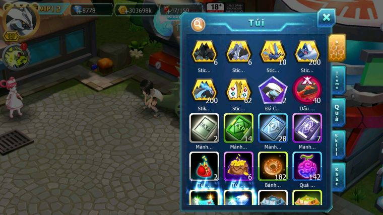 MÃ : #TTS3762 - SV 1686 - V12 - TOP48 - 740 SÁCH - HOOH DYNAMAX UNVOA QVLD BC GROUDON BC CẶP LATI BC